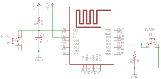 ESP8266 Programming Circuit