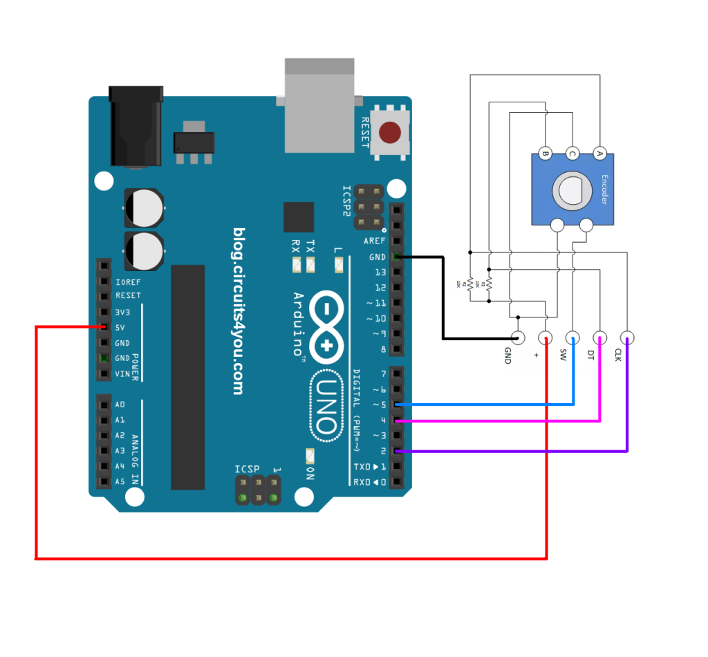 Arduino Rotary Encoder Module Ky 040 4801