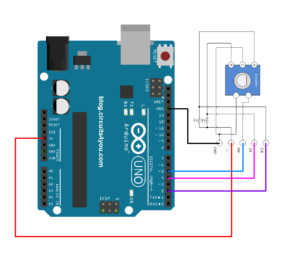 Arduino Rotary Encoder Module KY-040 | Circuits4you.com