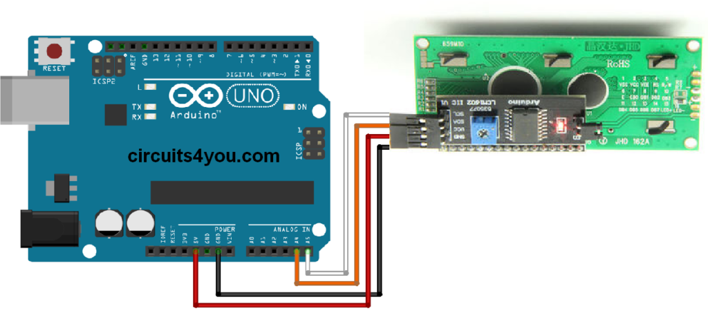 Wiring Lcd I2c Arduino