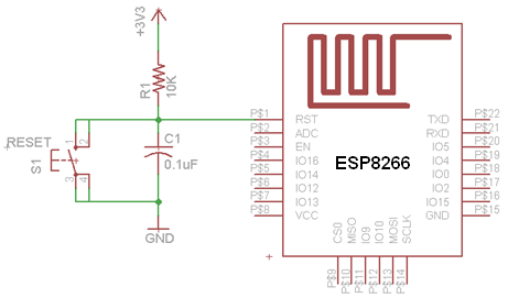 Constitución Profesor cobija Reset and Programming Circuit of ESP8266 | Circuits4you.com