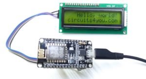 ESP8266 or ESP32 I2C LCD display Interface | Circuits4you.com